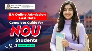 BA Online Admission Last Date